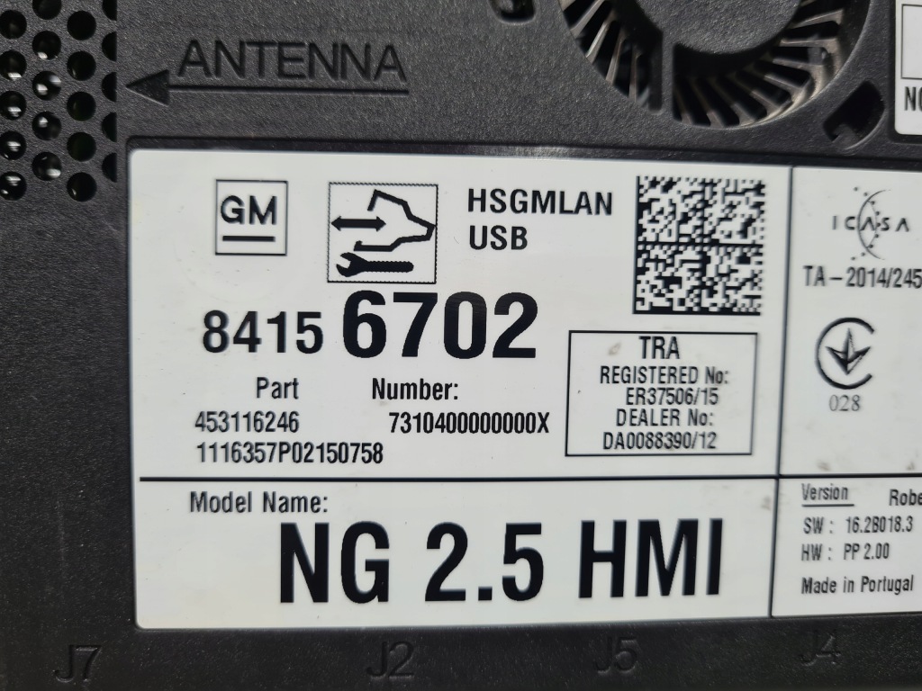 фото №4, Модуль радіо навігації 2.5 hmi opel insignia a lift astra k insignia b mokka