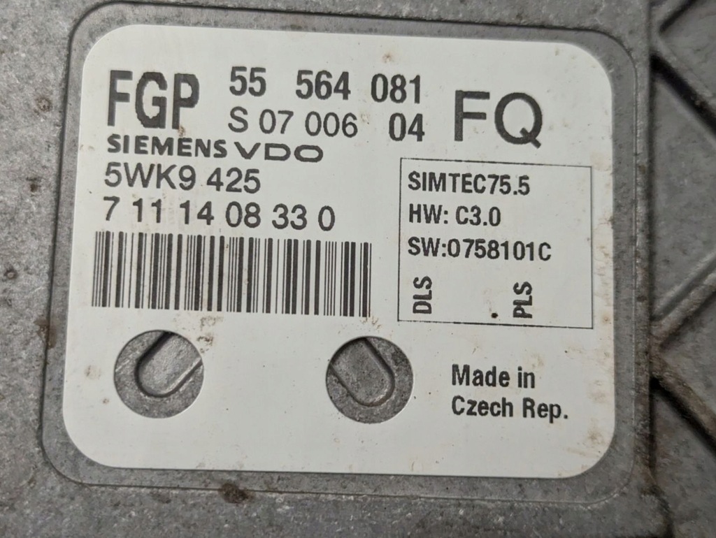 фото №13, Набор стартовый opel astra h facelift 2007 55564081