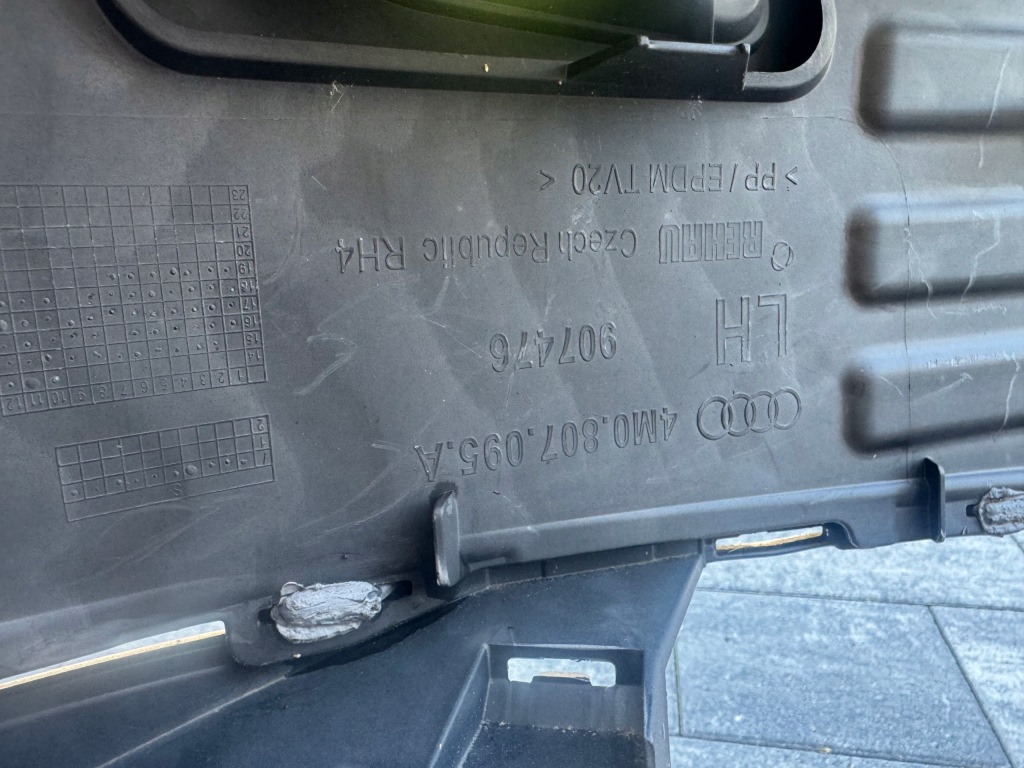 Бампер перед audi q7 4m0 s-line 6 pdc оригинал Доставка