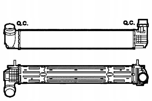 Интеркулер renault megane 3 08-, scenic 09-, me Цена