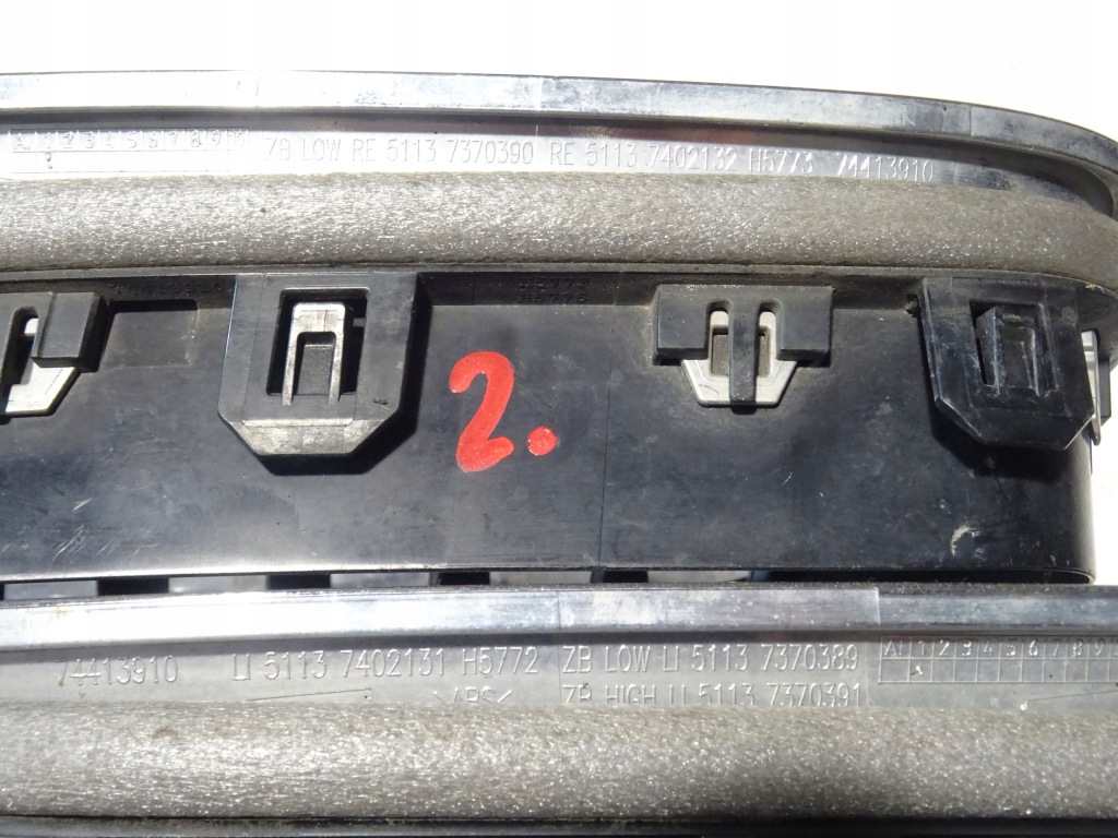 фото №14, Хром решітка радіатора решітки радіатора перед ліва права bmw 6 f06 f12 f13 11-19 7370389 7370390