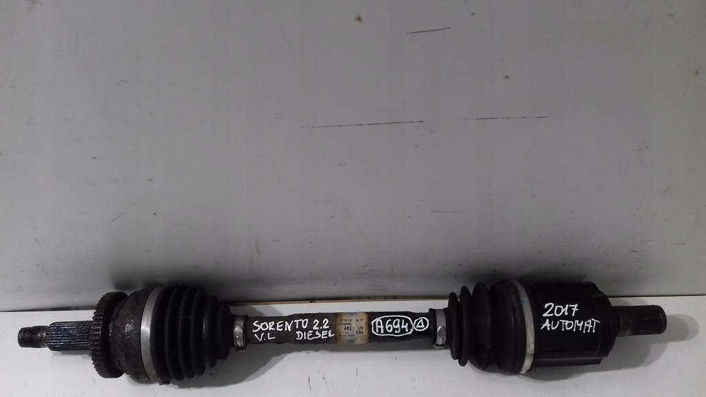 фото №1, Kia sorento привідний вал ліва передня 2.2 дизель