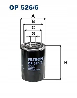 Фильтр масла op 526/6 filtron audi a4 b5 8d2 Цена
