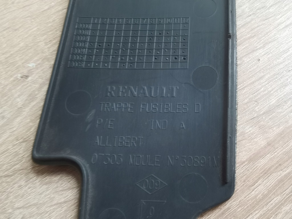 фото №4, Заглушка захист запобіжників espace iv 30891m