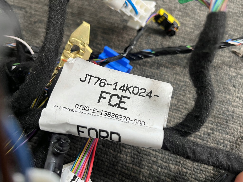 фото №11, Ford transit courier 21r 1.0 жгут электропроводка кабины оригинал