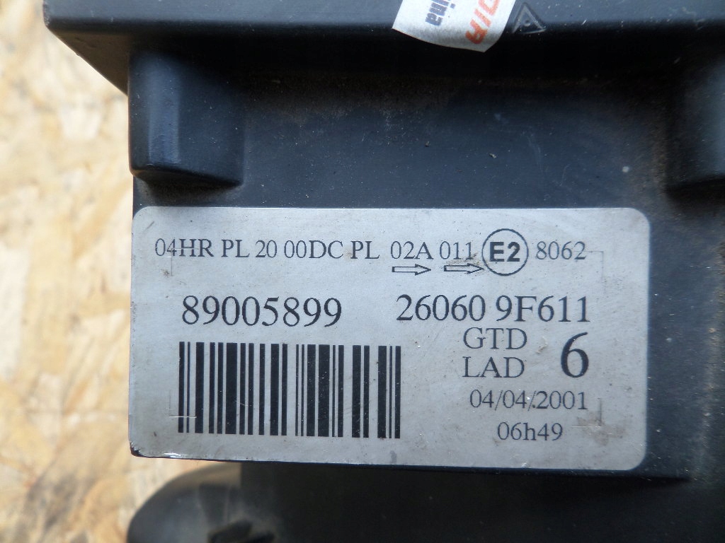 фото №6, Лампа ксенон перед левый левая передняя фара primera p11