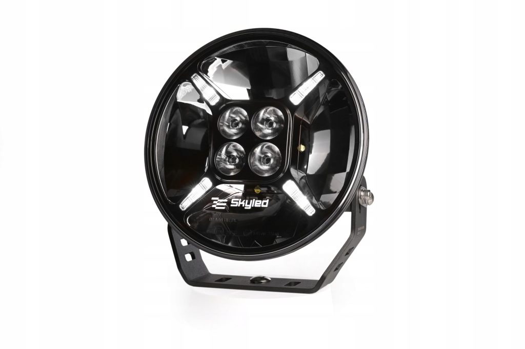 Фара дальний свет skyled cosmo9x full led 120w, двойной габаритные огни r112 Доставка