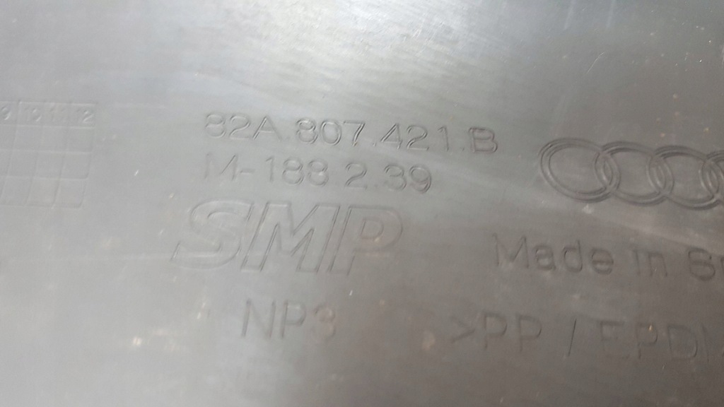 фото №7, Audi a1 ii 82a накладка спойлер бампера задняя заднего