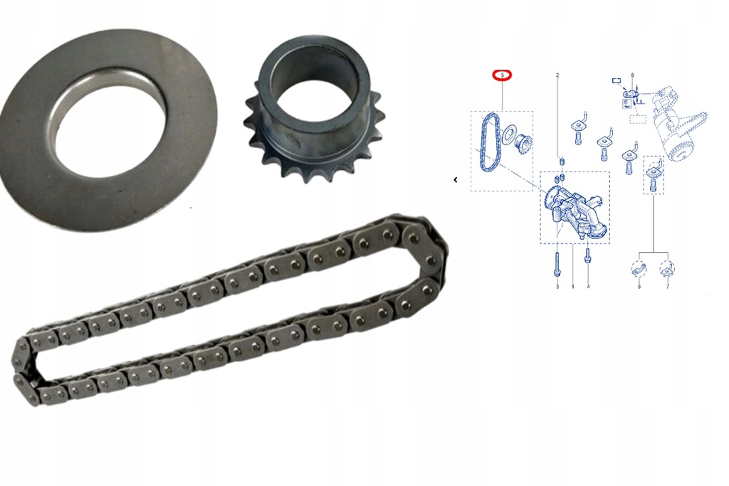 фото №1, Привід насоса оливи laguna ii espace iv vel satis 2.2 dci