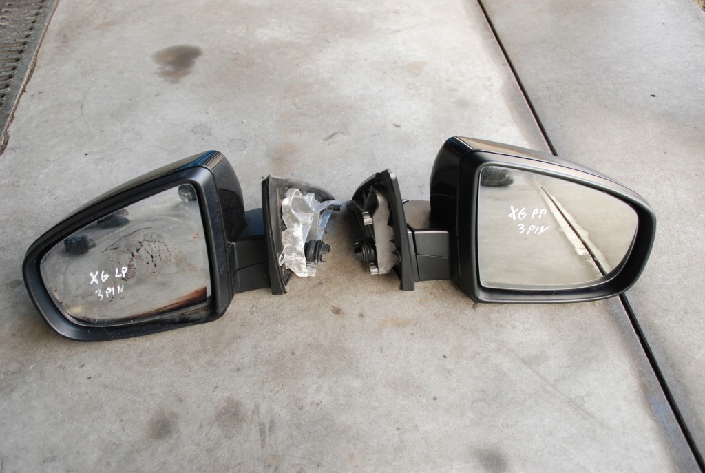фото №1, Зеркало l / p 3 pin black sapphire bmw x6 e71