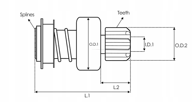 Бендикс стартер sd0136 as-pl Зі Шроту