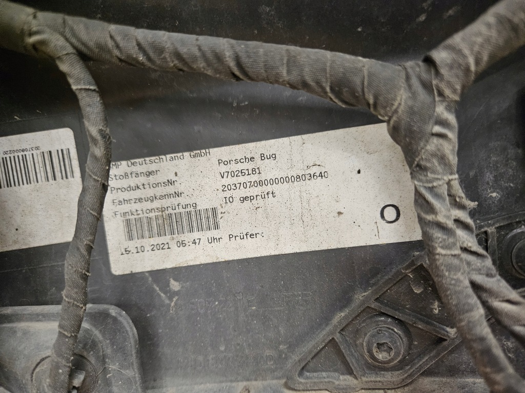 фото №14, Бампер перед porsche taycan crossturismo 4s lc9x kompletny демонтаж !!!