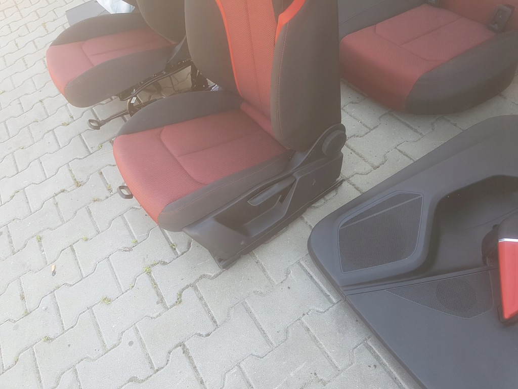 фото №5, Audi q2 16-20r сиденья заднее сиденье обшивки