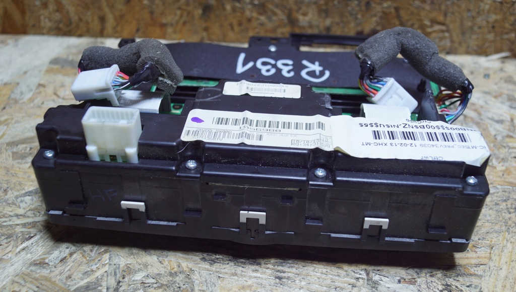 фото №12, Панель радио обдув nissan navara d40 lift 283955x00d