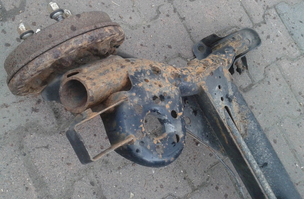 фото №12, Oś задня задня na гальмівні барабани hyundai getz 02-08