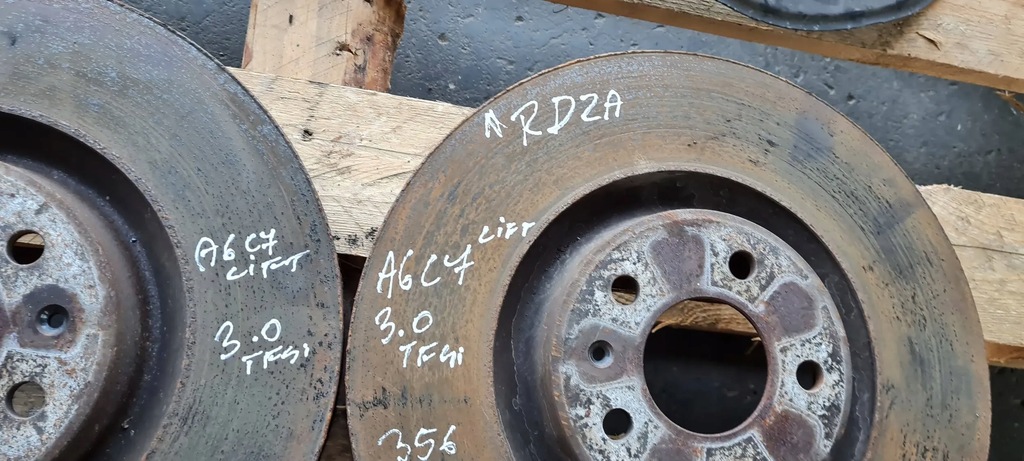 фото №9, A6 c7 4g lift супорт супорти перед набір гальмівні диски 356mm a4 s4 b8 a5 s5 a7 4g