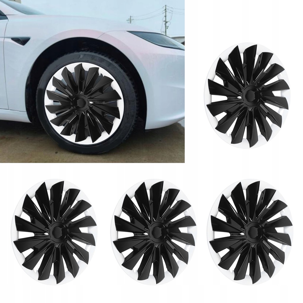 фото №12, 4 szt. ковпак ступиця колеса w стиль турбіни ступиця колеса повна захист обід