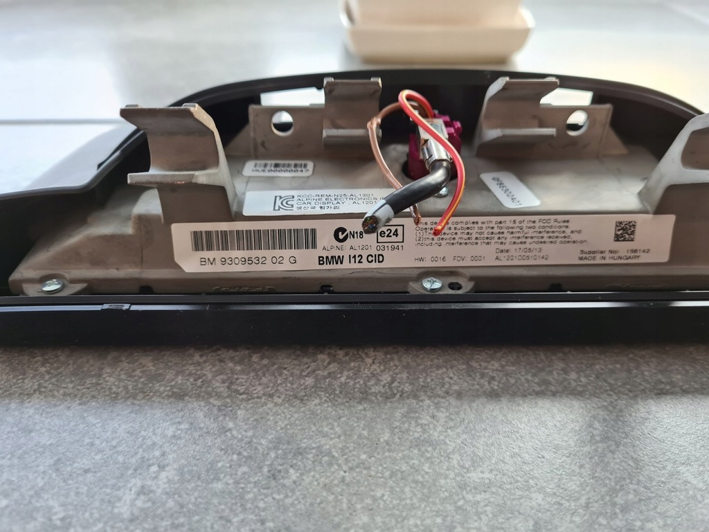 фото №9, Bmw i8 монитор navi idrive комплект 9324136 6844132 9866964