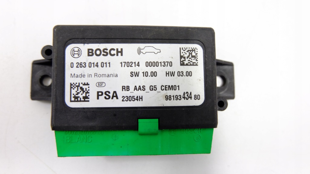 фото №1, Citroen c4 picasso ii модуль блок управления pdc 9819343480