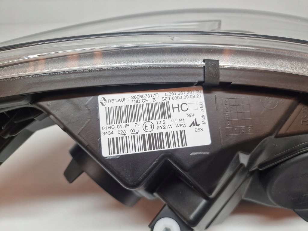 фото №12, Renault оригінальний номер 260105066r 260607817r лампа лампи передні комплект