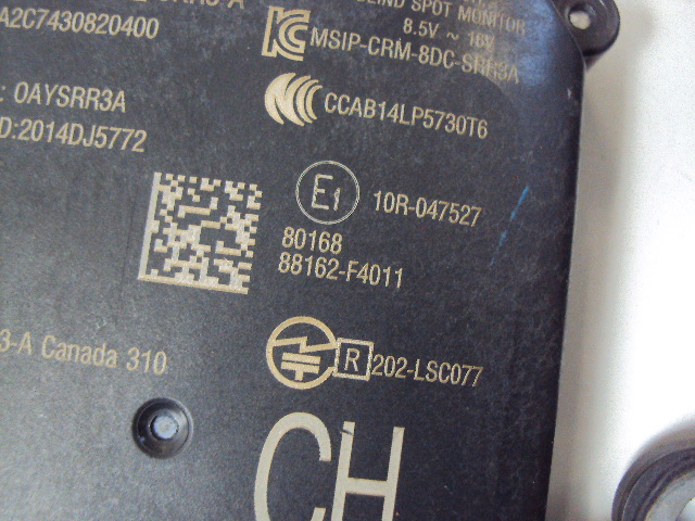 фото №5, Датчик мертвого pola bsm toyota c-hr гібрид 19r