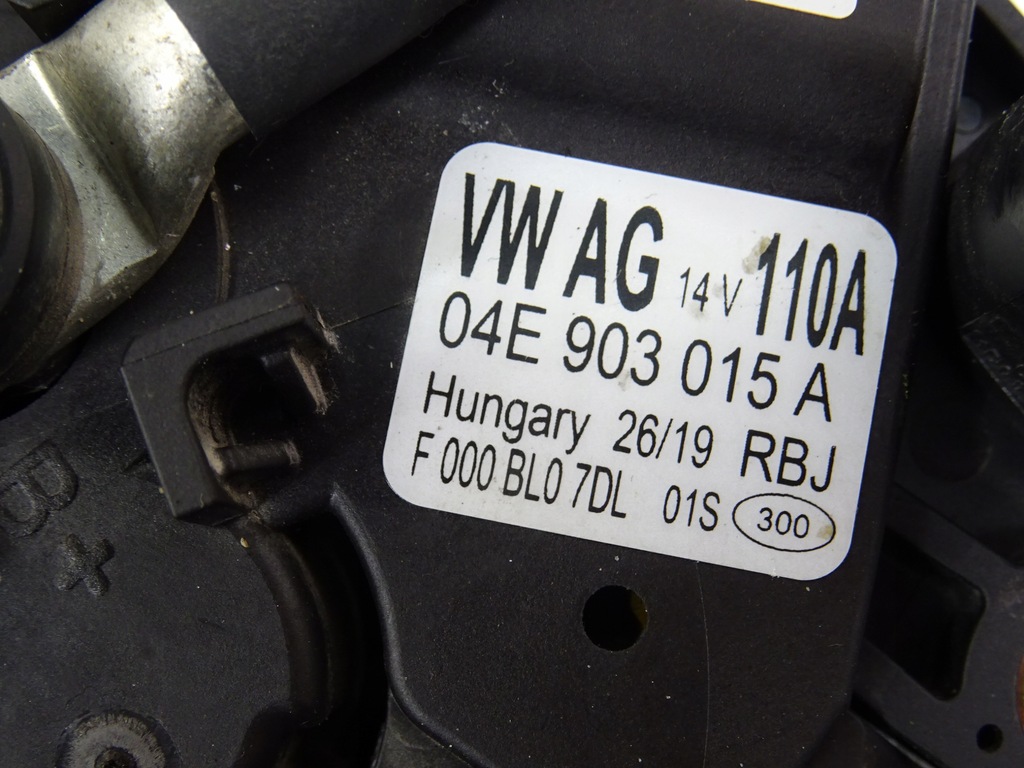 фото №8, Vw t-roc 1.0 tsi генератор 04e903015a 2019 rok