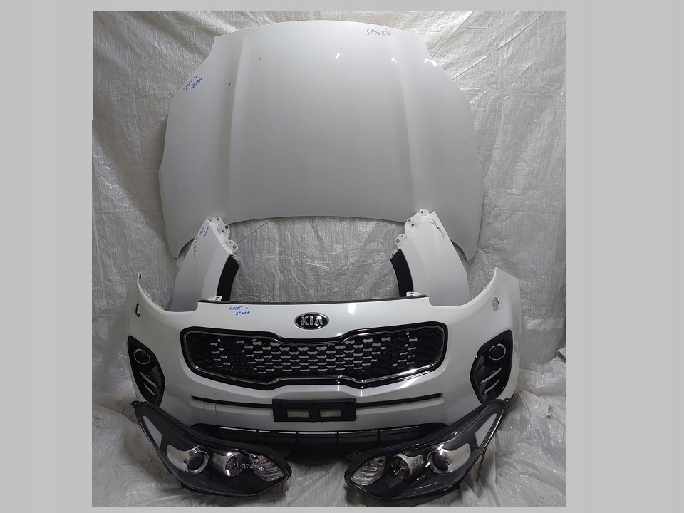 фото №1, Sportage iv 4 ксенон led перед капот бампер лампы