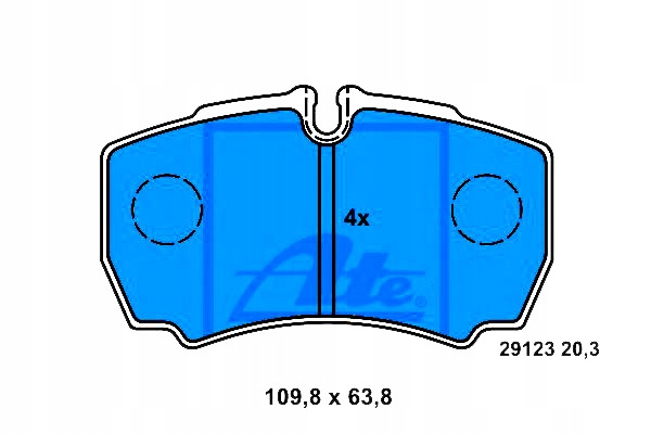 фото №2, Тормозные колодки тормозные iveco daily iii daily iv daily v