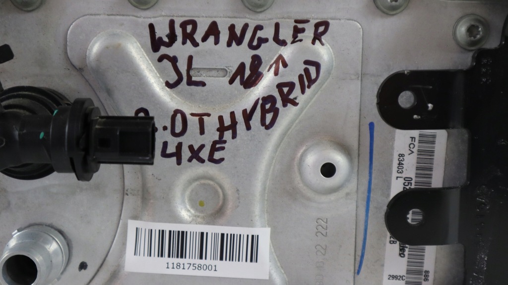 фото №13, Jeep wrangler jl 2.0 t hybrid 4xe 18- колектор всмоктуючий інтеркулер 05281983aa