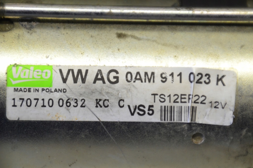 Audi vw стартер 0am911023k Оригінал