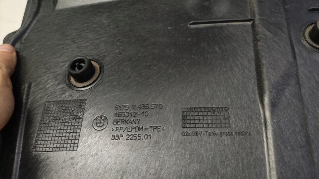 фото №6, Bmw 3 g20 g21 защита плита подвеска правая задняя задняя le-c07