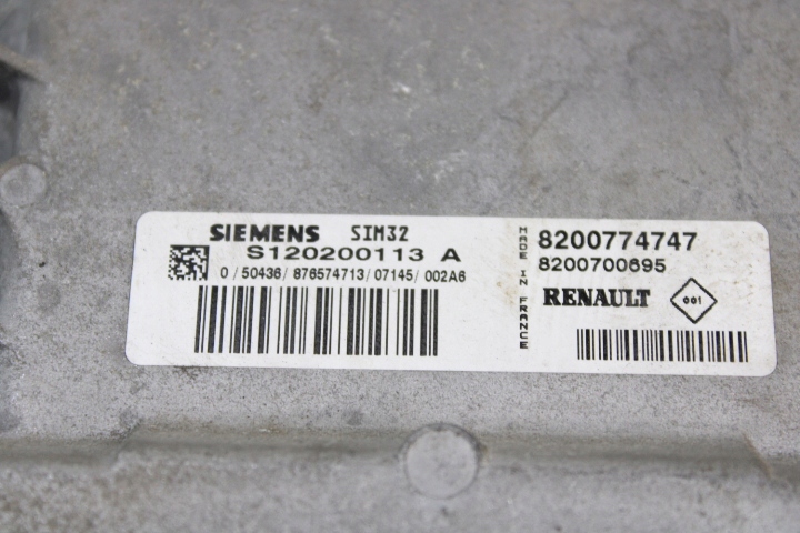 фото №4, Бортовой компьютер двигателя renault twingo ii 1.2 16v