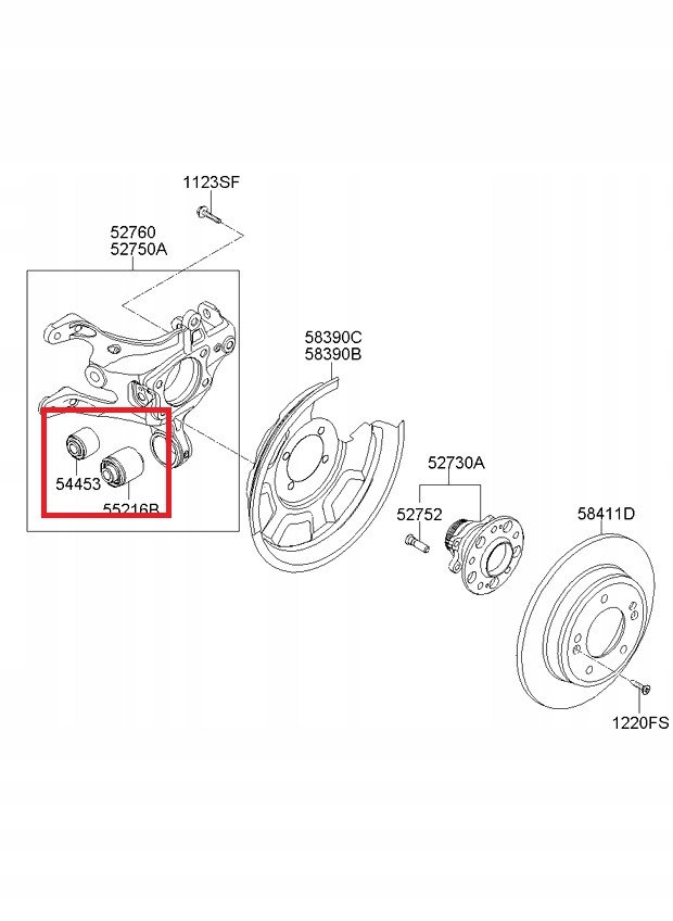 фото №6, Важелі задня втулки набір kia ceed 2012-2015