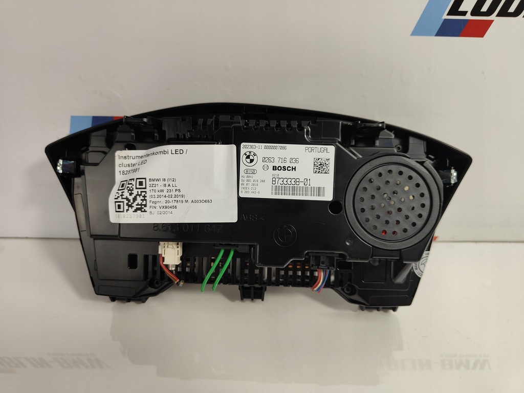 фото №8, Bmw i8 l12 l15 счетчик приборы дисплей монитор 8800369 0263716036