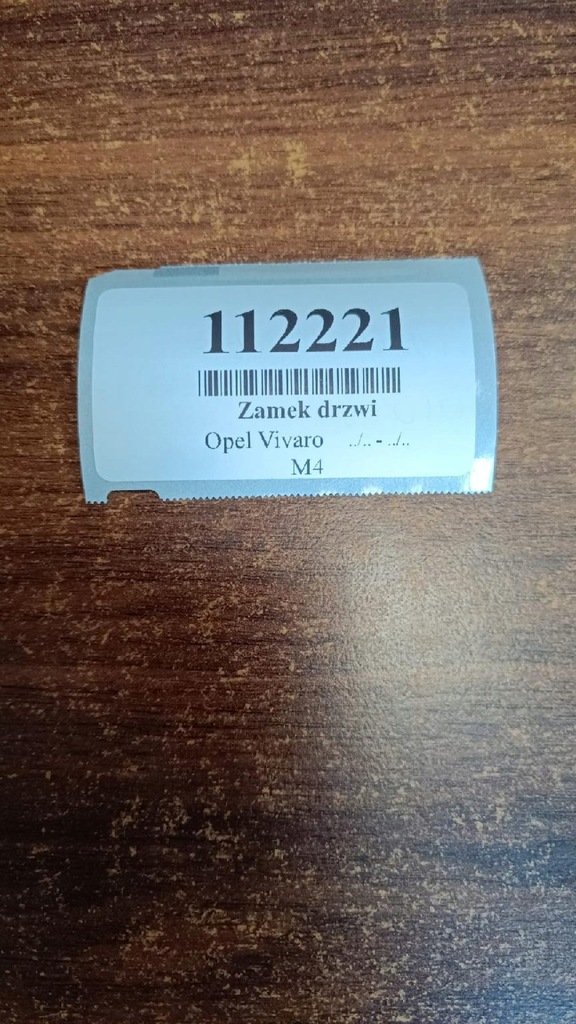 фото №9, Opel vivaro замок двері лівий задня 91166224
