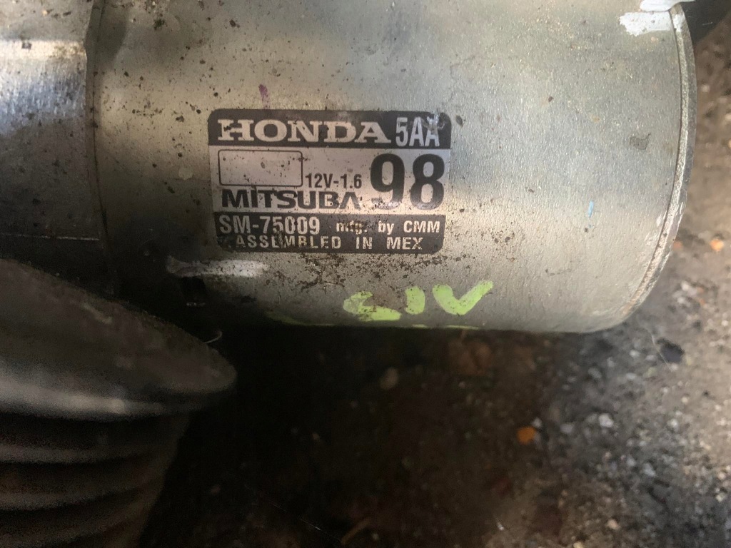 фото №1, Стартер honda cr-v v 1.5vtec оригинальный номер sm75009
