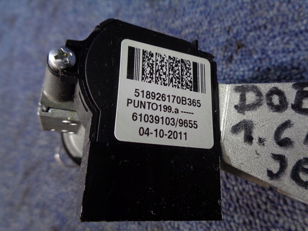 фото №10, Бортовий комп'ютер замок запалювання bsi 51899604 0281017006 fiat doblo 2 1.6 16v m-jet