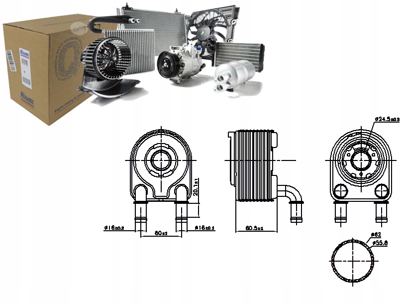 фото №1, Радиатор масла renault grand scenic iii megane megane iii scenic iii
