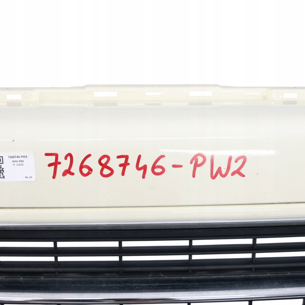 фото №9, Mini бампер передній r55 r56 lci захист панель pepper white білий - 850