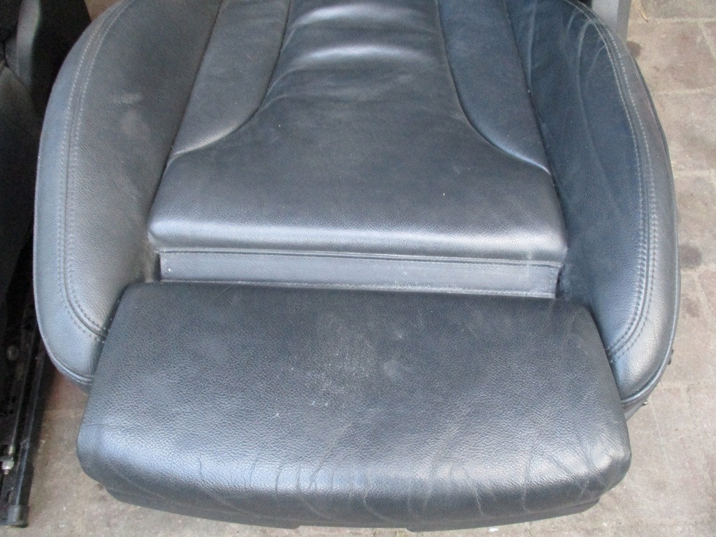 фото №10, Audi q5 8r сиденья левый комплект кожа czarna europa