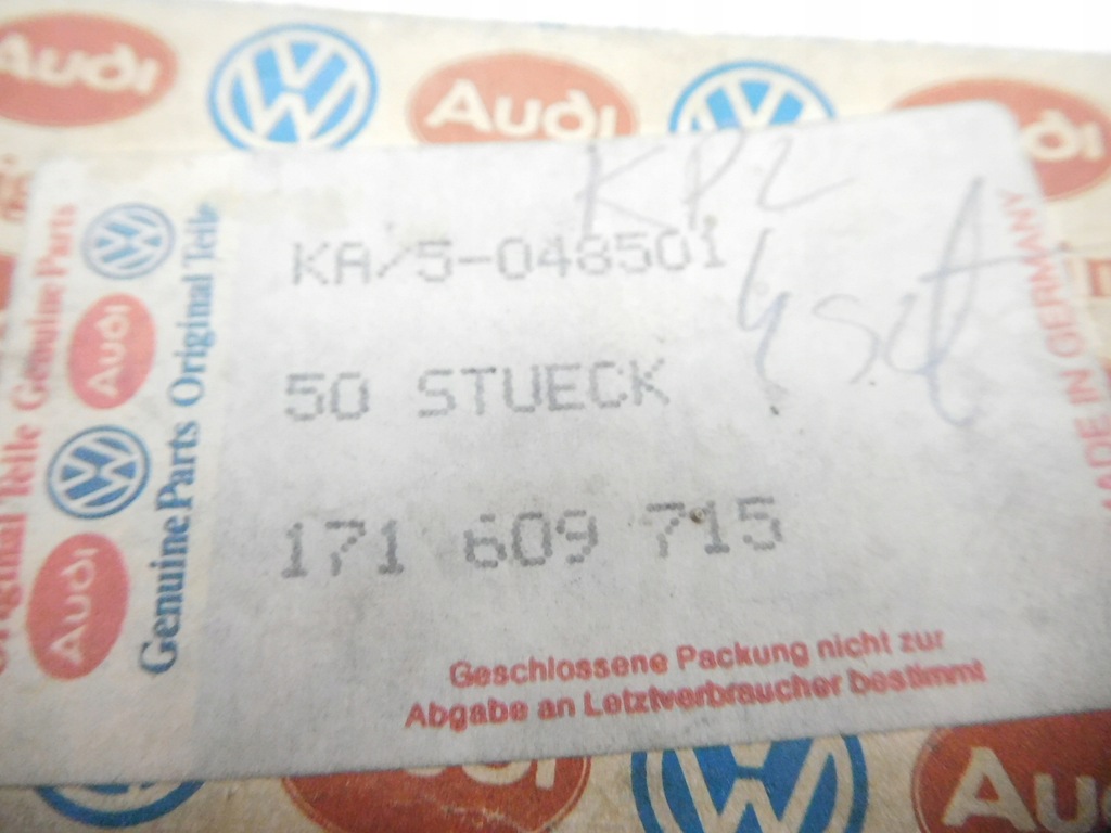 фото №7, Пружина тормозные колодки тормозной vw cabrio fox golf оригинальный номер 171609715