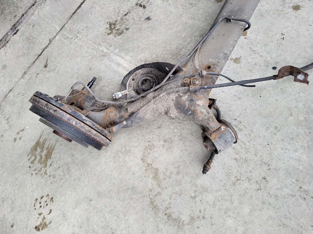 фото №7, Fiat sedici suzuki sx4 08r балка задняя oś 4wd 4x4