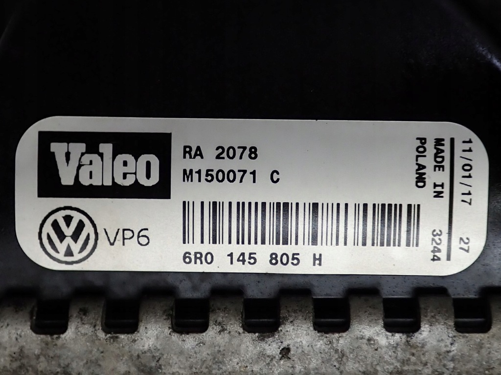 фото №10, Комплект радиатор wody кондиционера вентилятор skoda rapid 1.4 tdi 66kw 17r