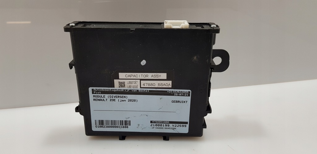 фото №1, Renault zoe ii блок управления модуль 478805sa0a