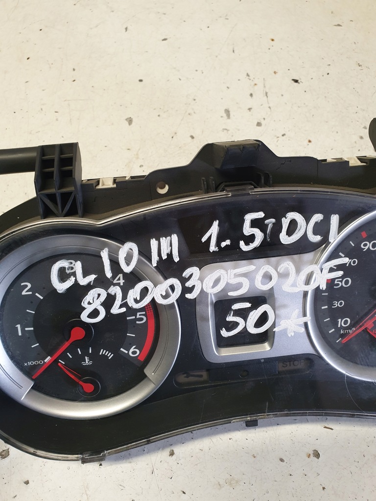 фото №2, Счетчик приборы renault clio iii 1.5 dci