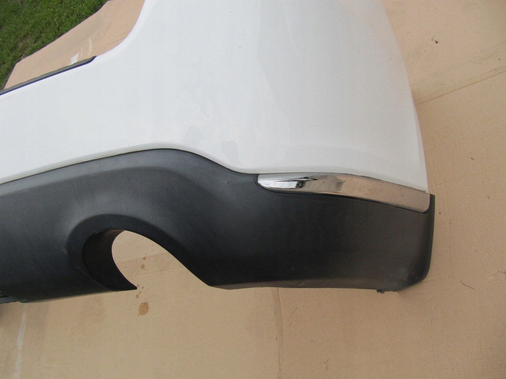 фото №14, Dodge durango lift 14- бампер задня задній pw7 білий kompletny з хром limite