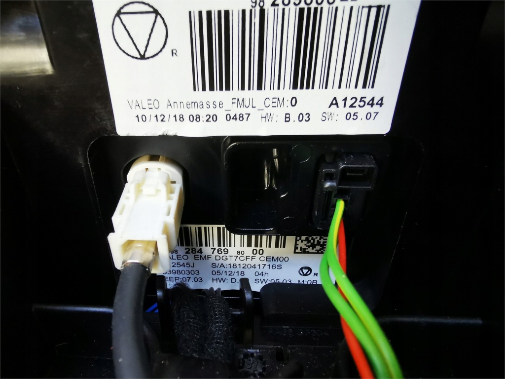 фото №6, Citroen c4 cactus lift 17-21 дисплей экран навигации 9828476980