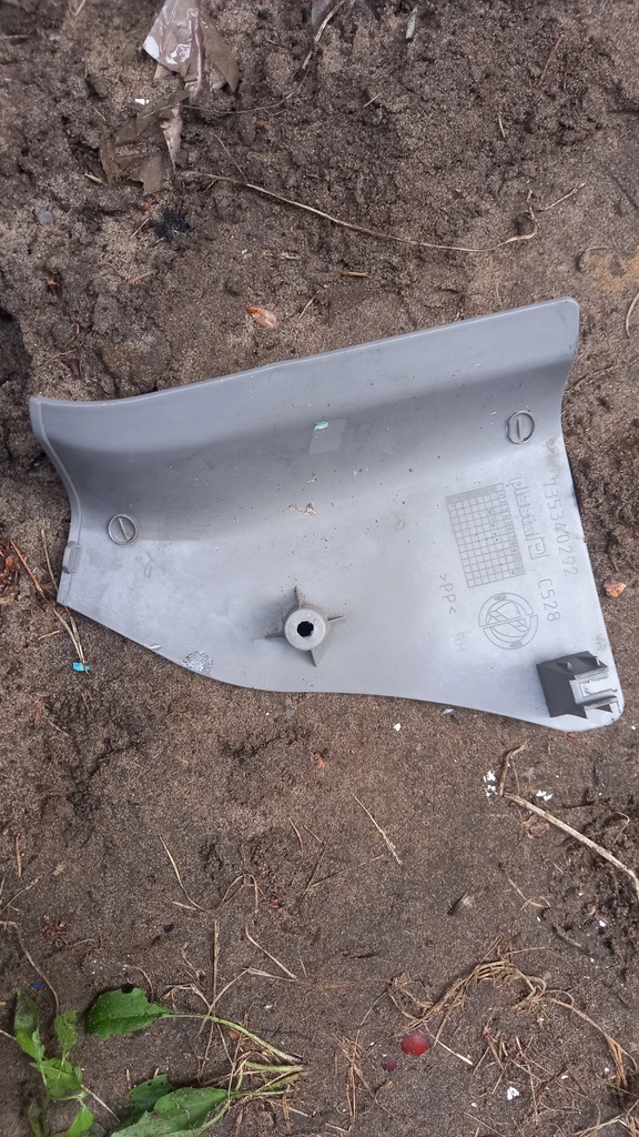 фото №14, Захист пластик стійка поріг fiat panda правий пасажир 735340292