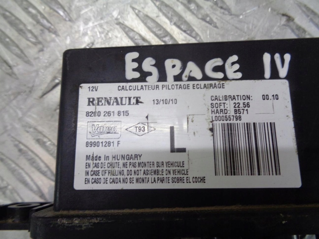 фото №4, Модуль блок управления света renault espace 4 iv lift 2006- 8200261815