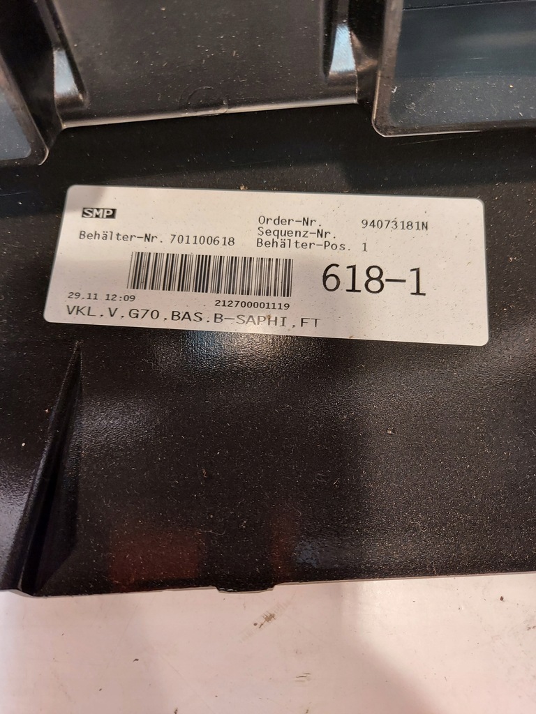 фото №16, Bmw 7 g70 i7 бампер перед передний basic black sapphire 475 eu